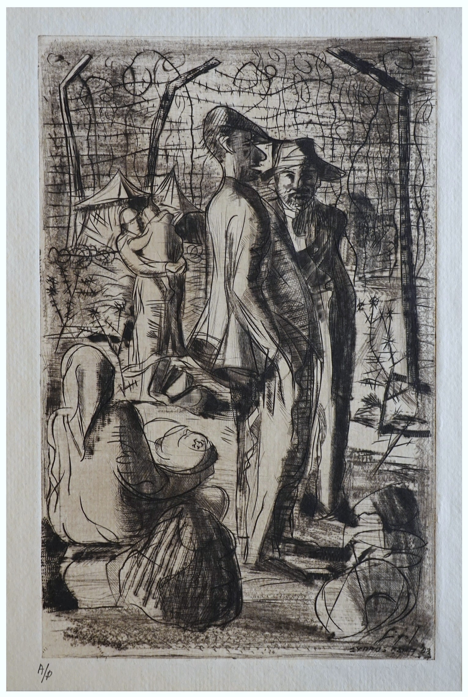 Albert Dov Sigal (Romanian - Israeli - American, 1912-1970) (1 of 3)