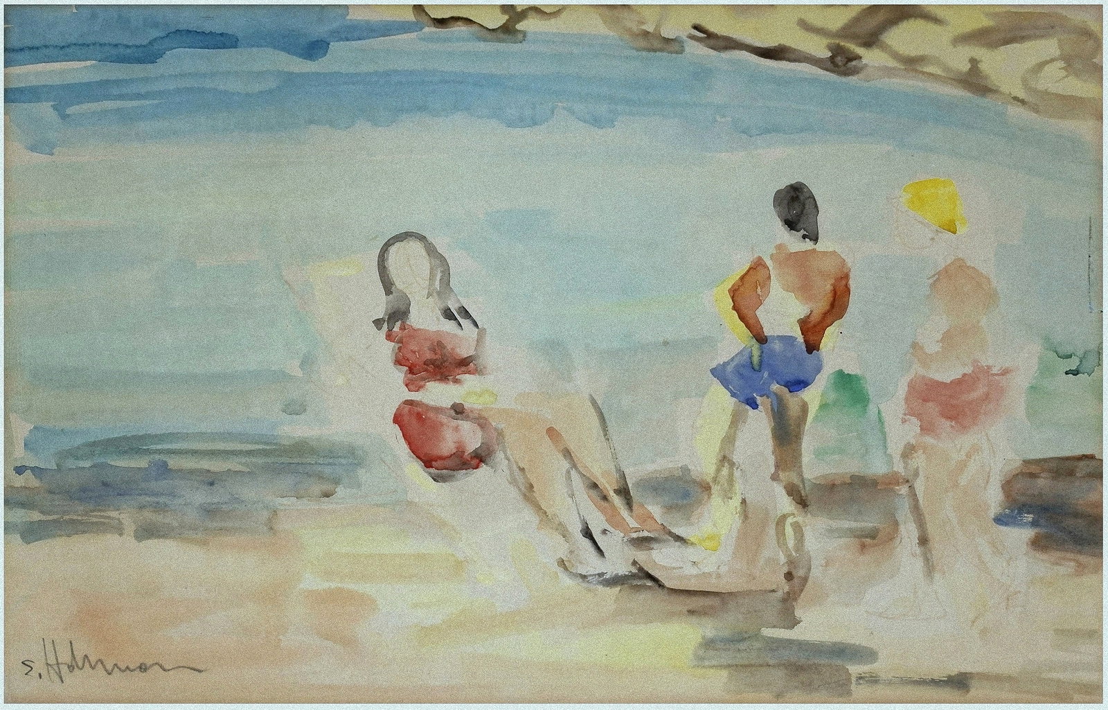 Shimshon Holzman (Israeli, 1907-1986) (1 of 2)