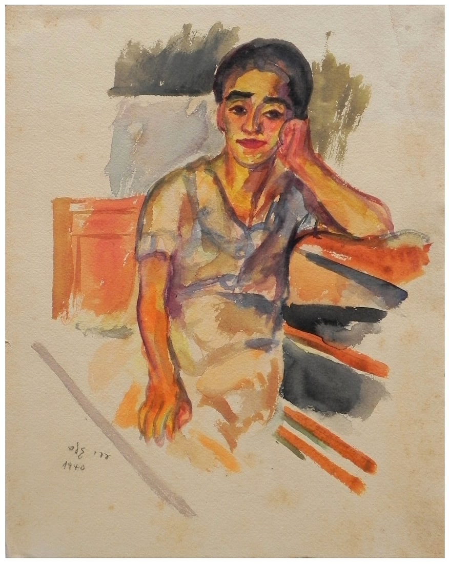 Ari (Erich) Glas (German - Israeli, 1897-1973) (1 of 2)