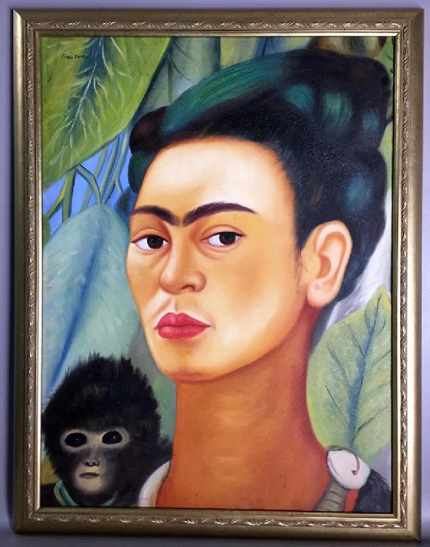 Frida Kahlo oil on canvas   Attrib./CERTIF (1 of 1)