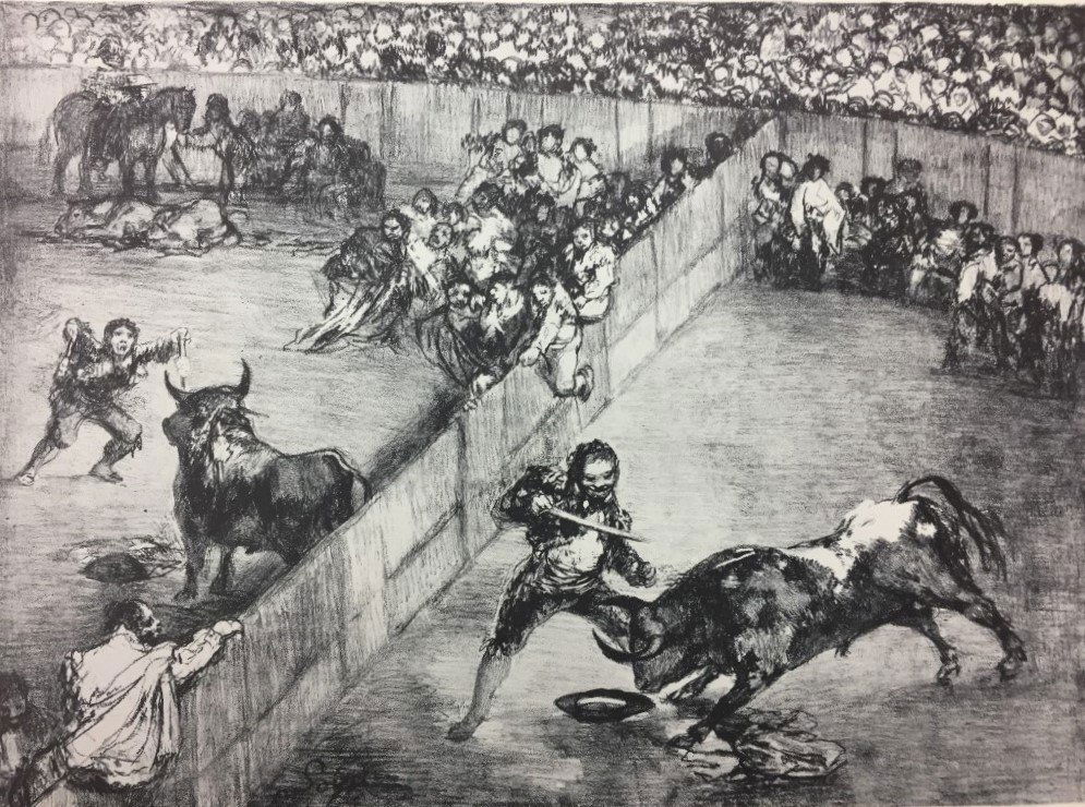 Francisco Goya Lithography signed (1 of 4)