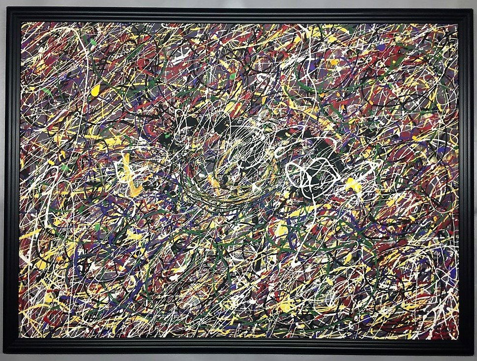 Paul Jackson Pollock Oil on canvas (1 of 6)