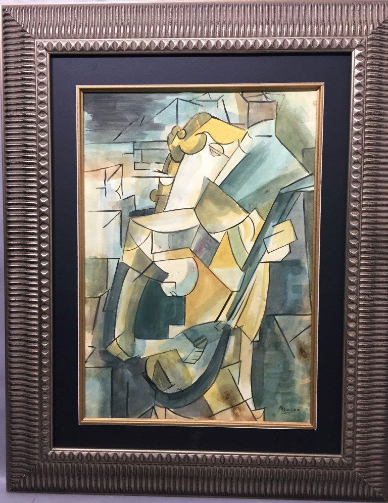 Pablo Picasso Watercolor on paper (1 of 2)