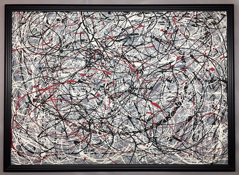 Paul Jackson Pollock Oil on Canvas (1 of 6)