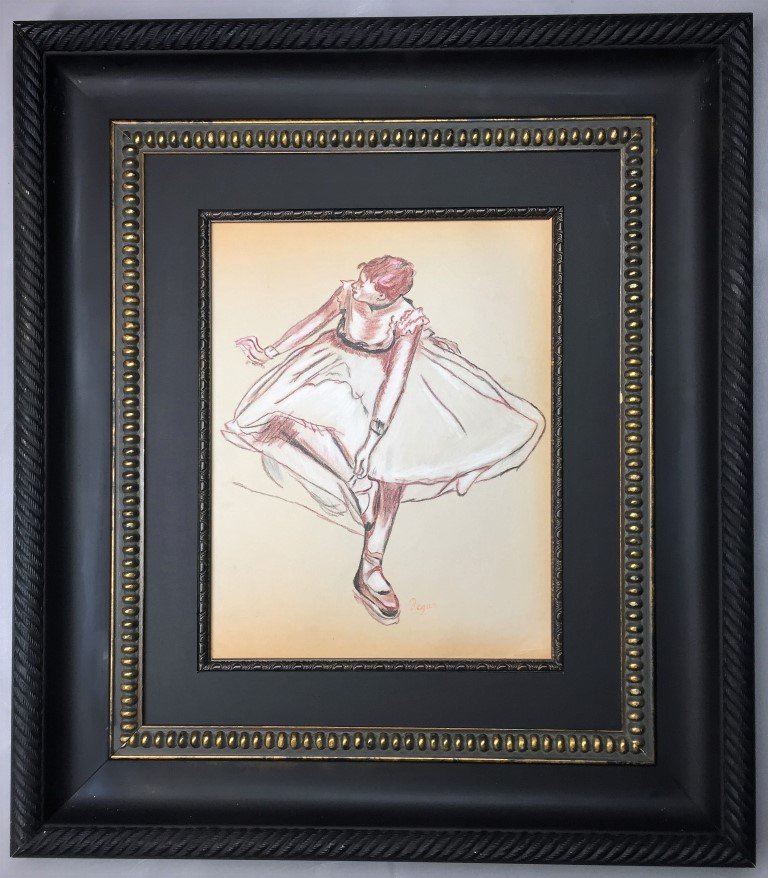 Edgar Degas  Mixed Media on Paper (1 of 3)