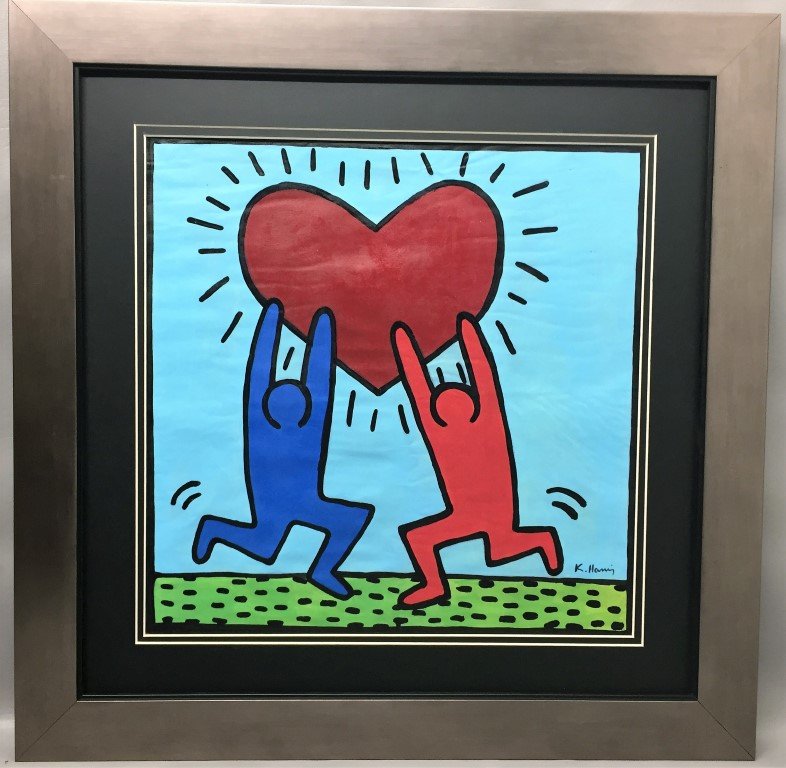 Keith Allen Haring Mixed Media   on paper (1 of 1)