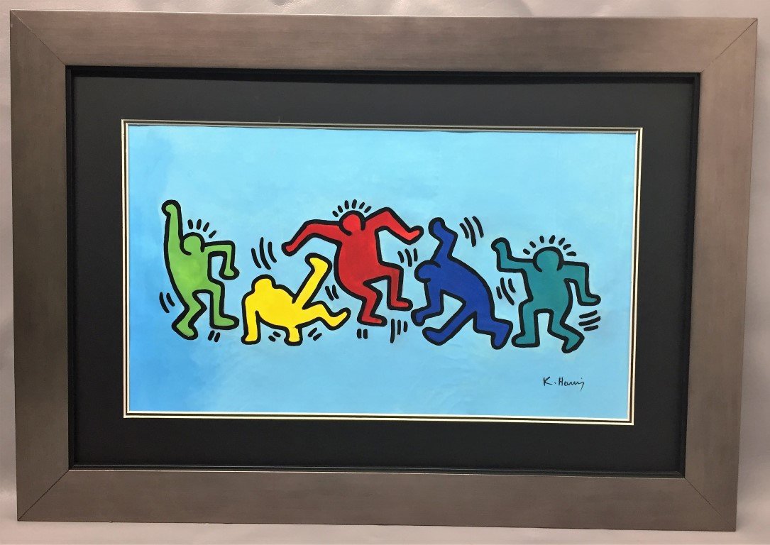 Keith Allen Haring Mixed Media   on paper (1 of 1)