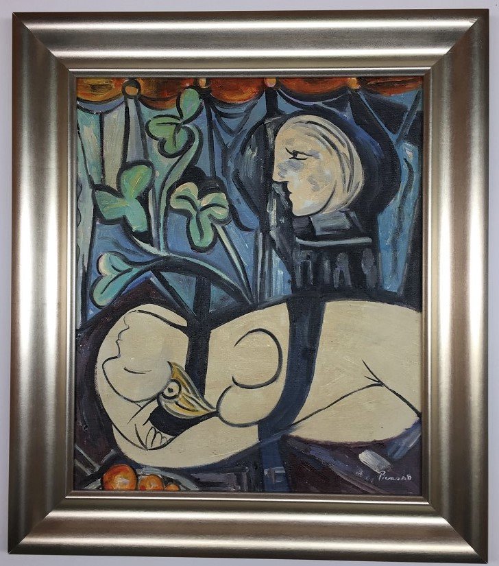 Pablo Picasso Oil on Canvas (1 of 2)