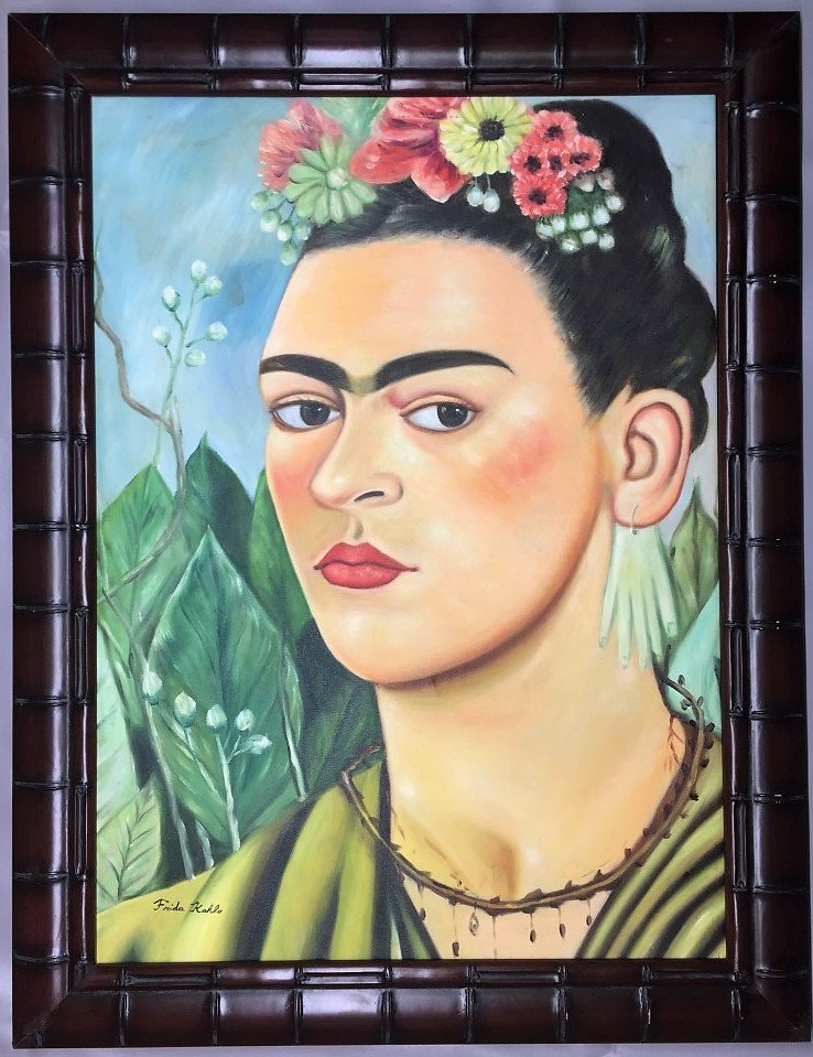 Frida Kahlo Oil on Canvas (1 of 3)
