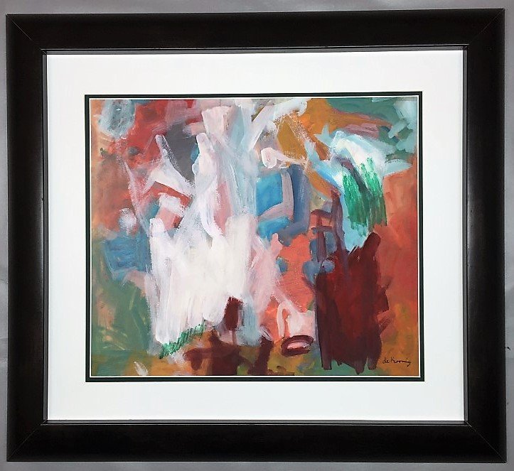Willem de Kooning  Mixed Media  on heavy paper (1 of 2)
