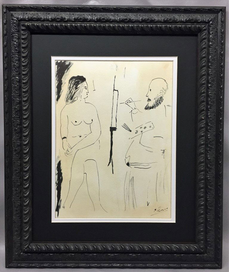Pablo Picasso Ink on paper (1 of 1)