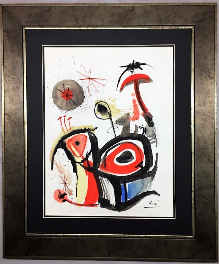 Joan Miro Gouache on paper (1 of 1)