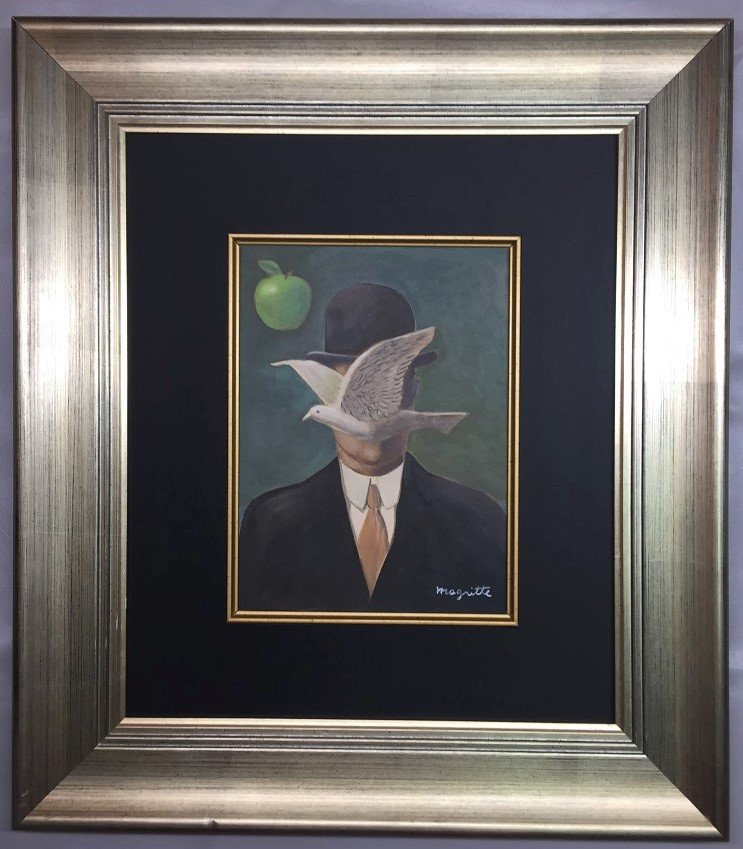 Rene Magritte Gouache   on paper (1 of 3)