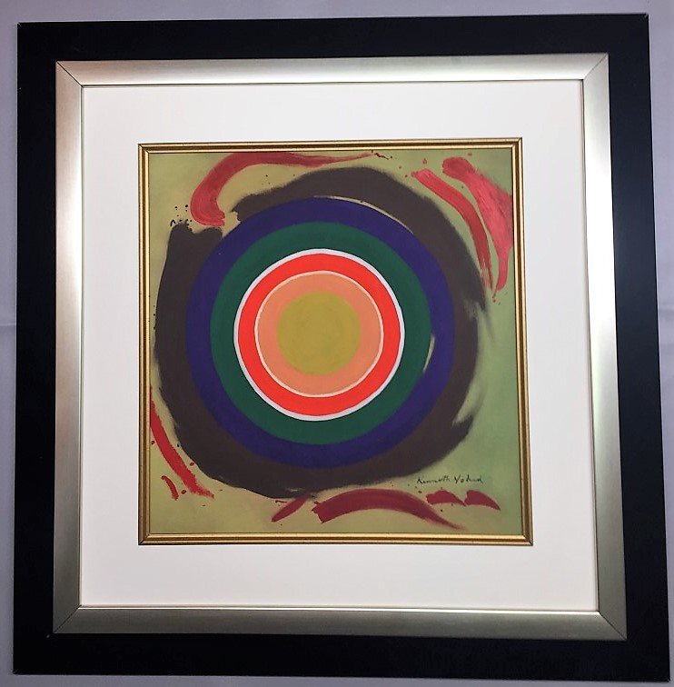 Kenneth Noland Watercolor (1 of 1)