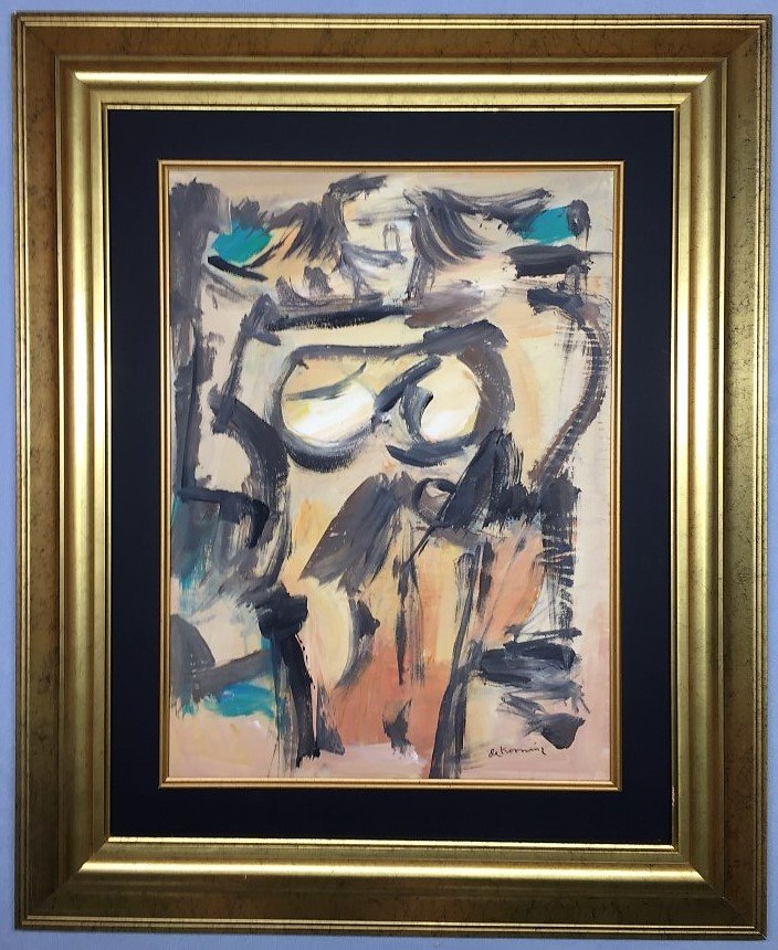 Willem de Kooning  Mixed Media  on heavy paper (1 of 1)