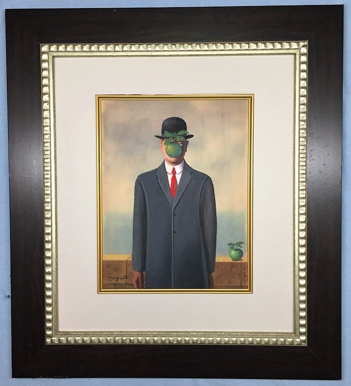 Rene Magritte Gouache   on paper (1 of 3)