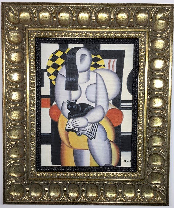 Fernand Leger  Mixed Oil on Canvas (1 of 2)