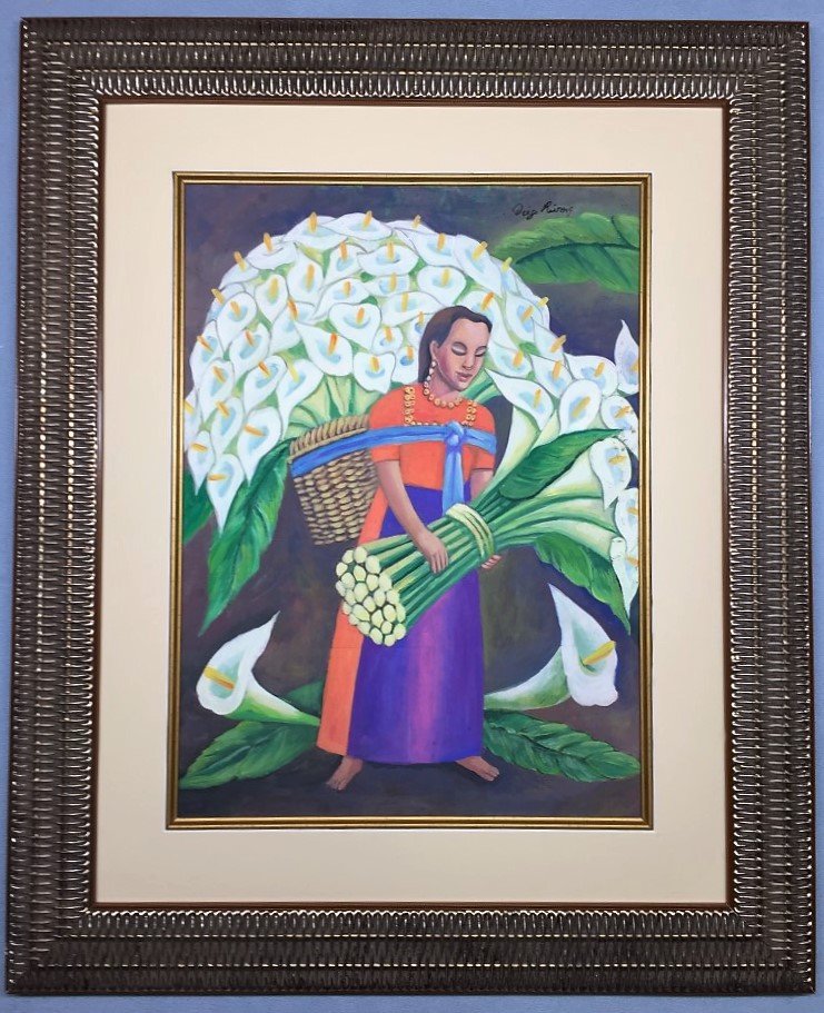 Diego Rivera  Gouache on Paper (1 of 2)