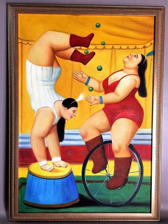 Fernando Botero Oil on Canvas (1 of 2)