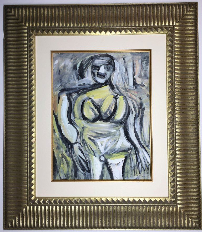 Willem de Kooning  Mixed Media  on heavy paper (1 of 2)