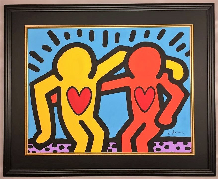 Keith Allen Haring Mixed Media   on paper (1 of 1)