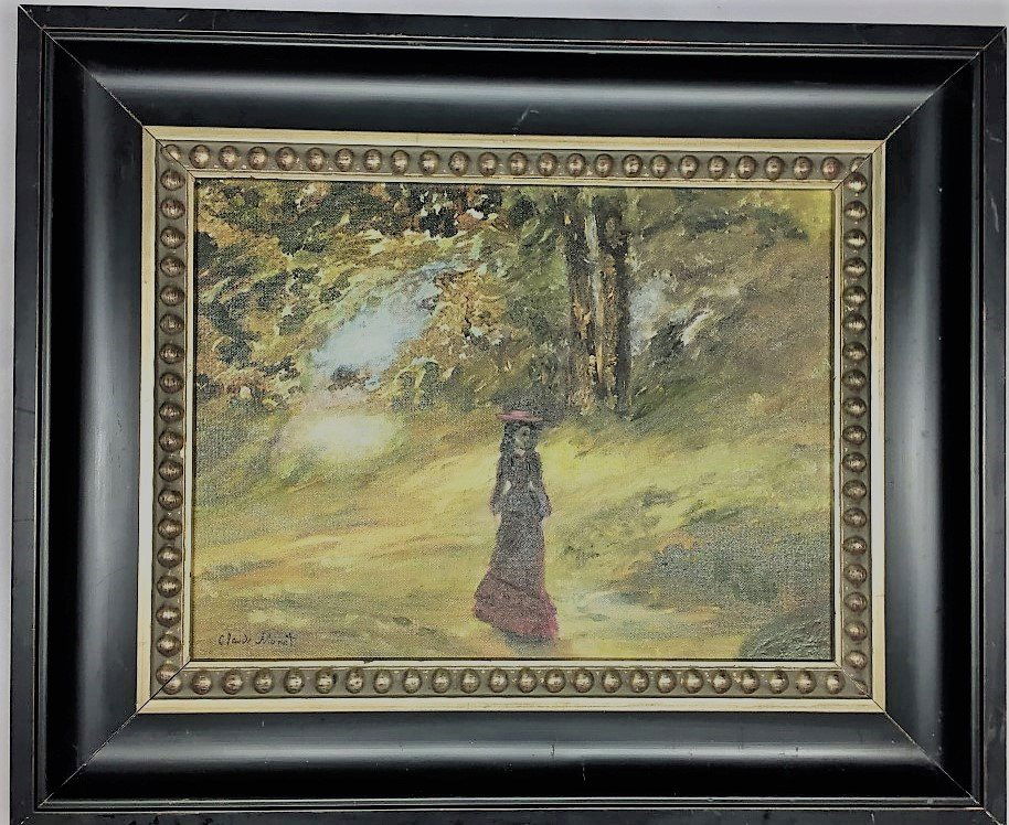 Claude Monet Oil on board (1 of 2)