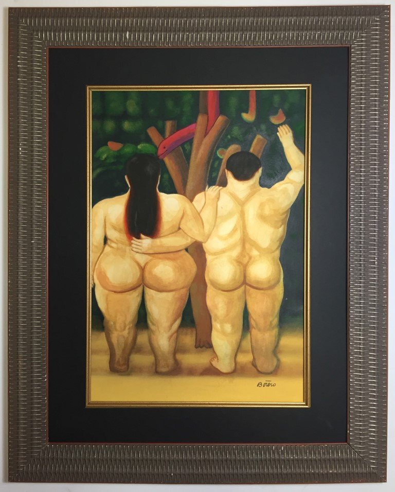 Fernando Botero Watercolor (1 of 1)
