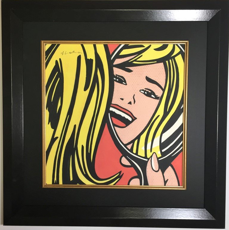Roy Lichtenstein watercolor (1 of 1)
