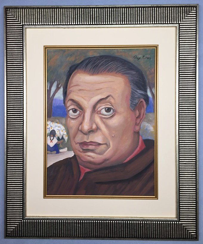Diego Rivera Watercolor (1 of 1)