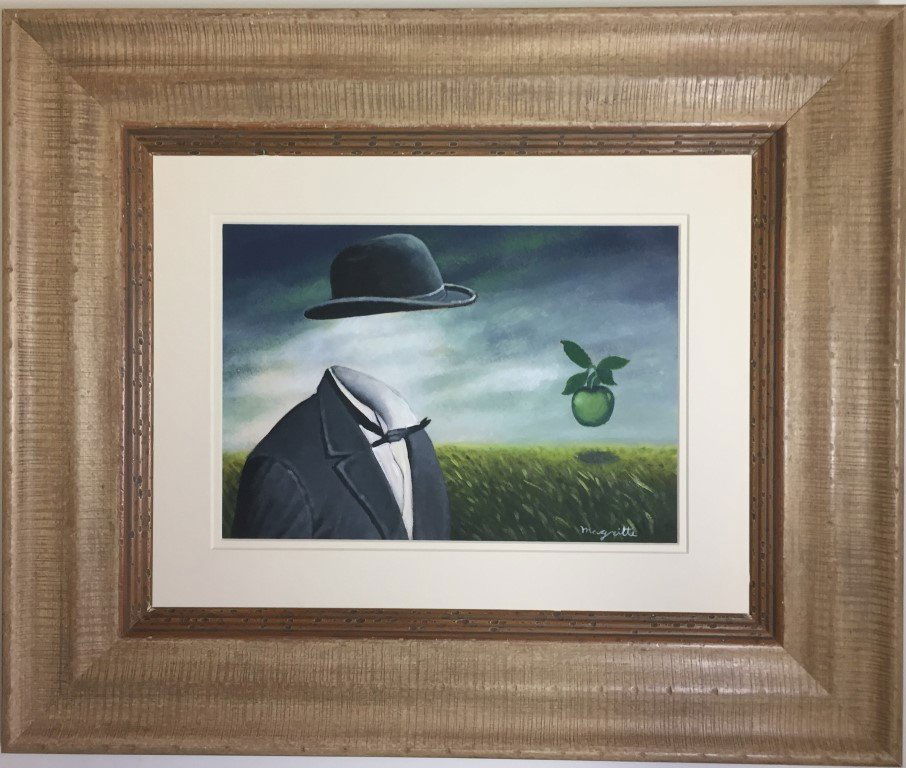 Rene Magritte Gouache   on paper (1 of 2)