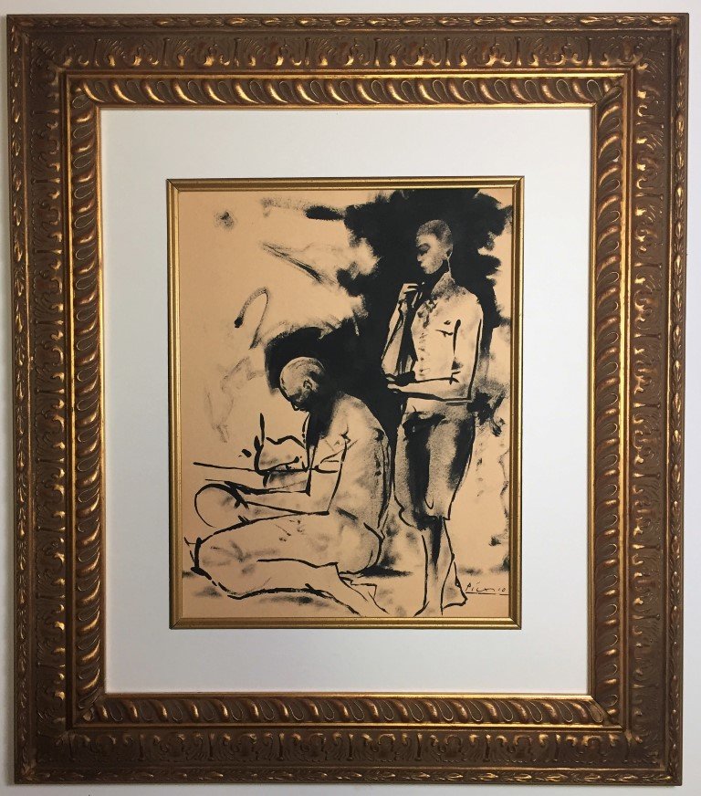 Pablo Picasso Mixed Media on paper (1 of 1)