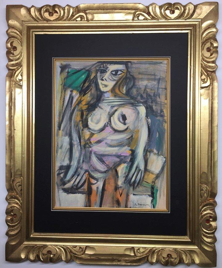 Willem de Kooning  Mixed Media  on heavy paper (1 of 4)