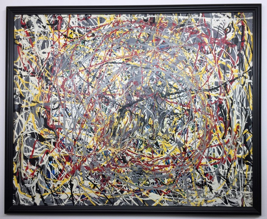 Jackson Pollock Oil on canvas (1 of 6)