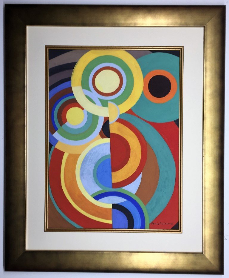 Sonia Delaunay  Gouache on Paper (1 of 2)