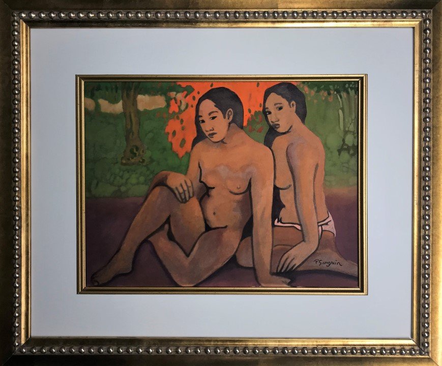 Paul Gauguin Watercolor (1 of 2)