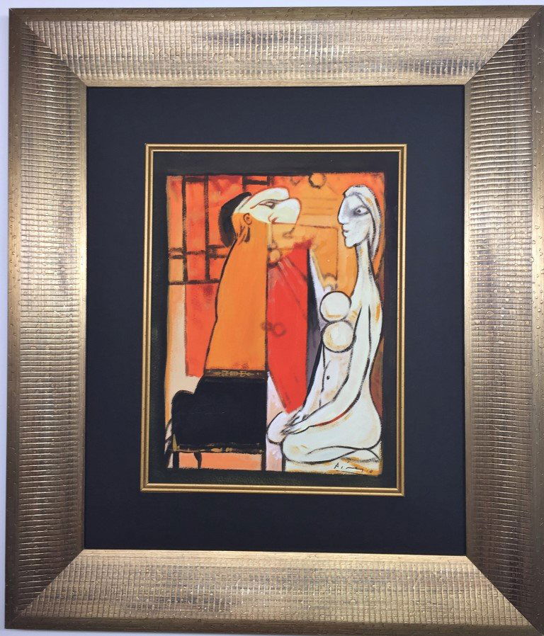 Pablo Picasso Mixed Media on paper (1 of 3)