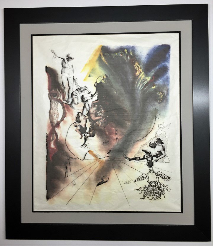 Salvador Dali  Lithograph on japanese paper (1 of 2)