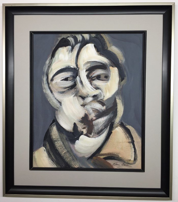 Francis Bacon Mixed Media on paper (1 of 2)
