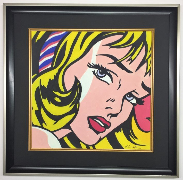 Roy Lichtenstein Watercolor (1 of 2)