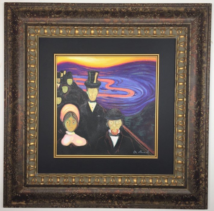 Edvard Munch Watercolor on Paper (1 of 4)