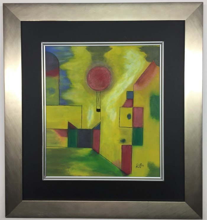 Paul Klee Watercolor: Private Collection 11.5" x 10." Attrib. With Certificate Paul Klee was a Swiss German artist. His highly individual style was influenced by movements in art that included Expressionism, Cubism, and Su