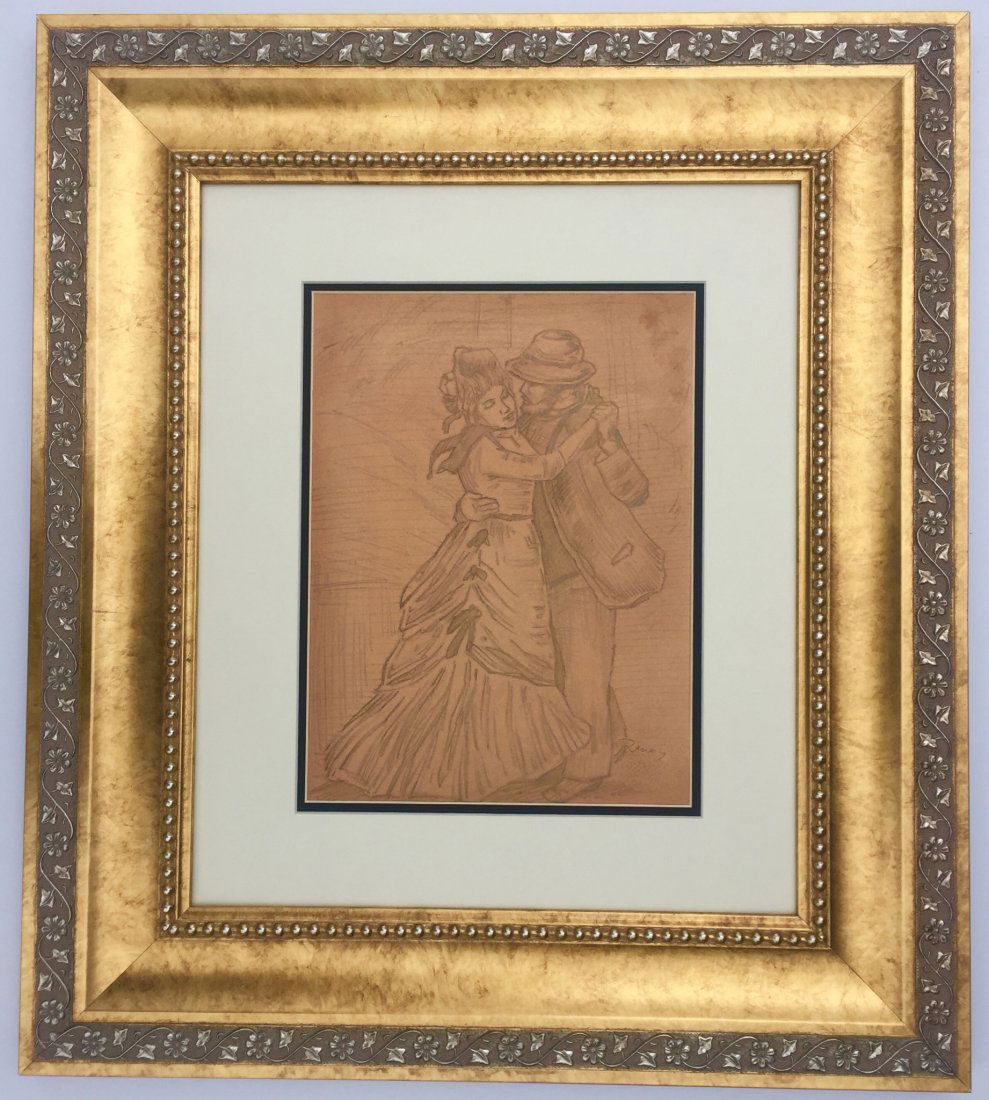 Pierre-Auguste Renoir Graphite on paper (1 of 3)