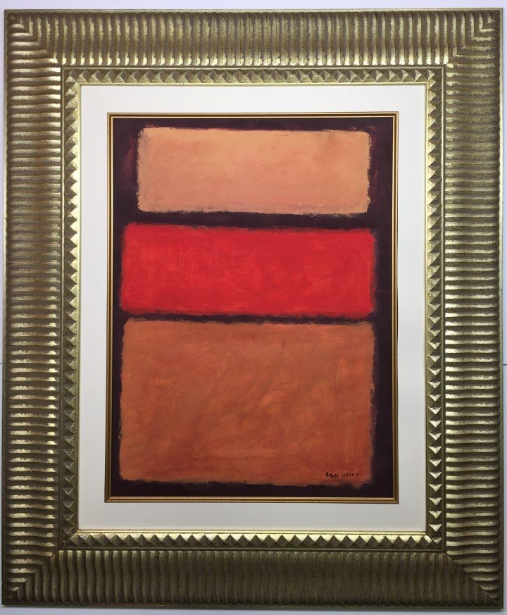 Mark Rothko Mixed Media on heavy paper (1 of 3)