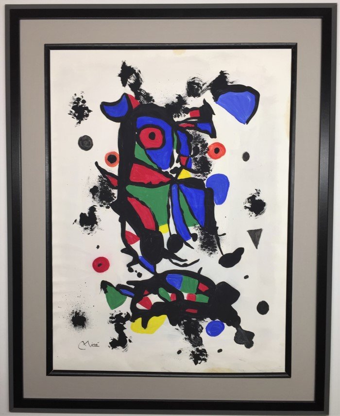 Joan Miro  Gouache on paper (1 of 1)