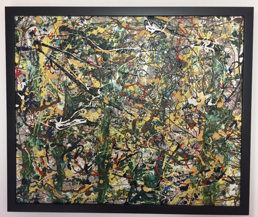 Jackson Pollock Oil on Canvas (1 of 6)