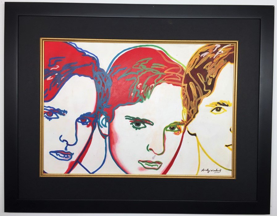 Andy Warhol Watercolor (1 of 3)