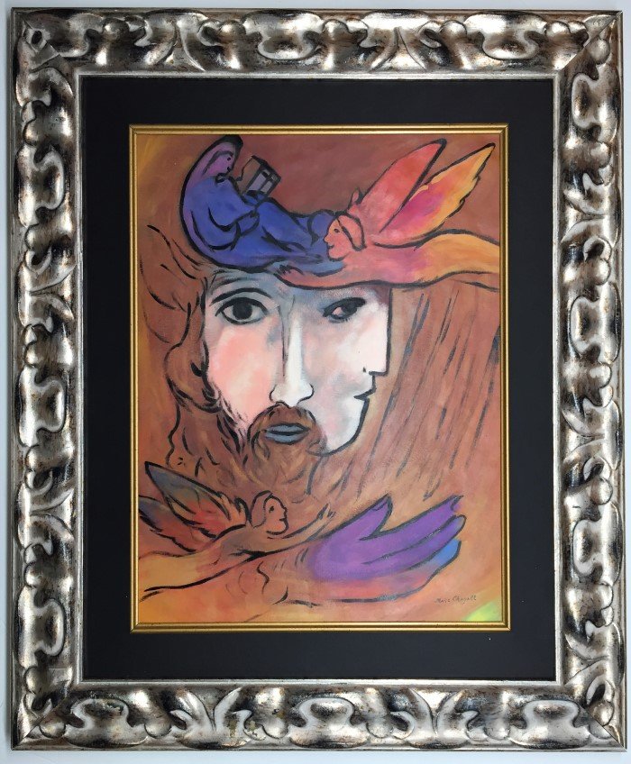 Marc Chagall watercolor (1 of 2)