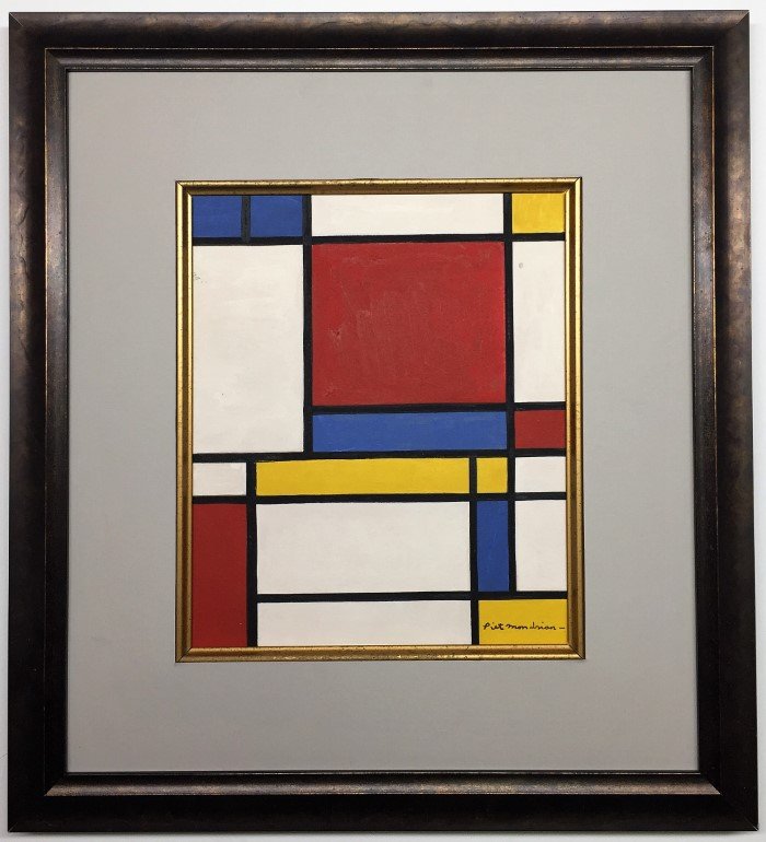 Piet Mondriaan gouache on paper (1 of 2)