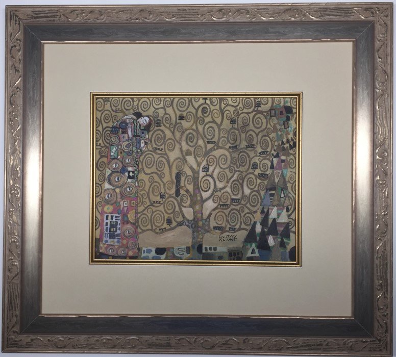 Gustav Klimt  Gouache on paper (1 of 3)