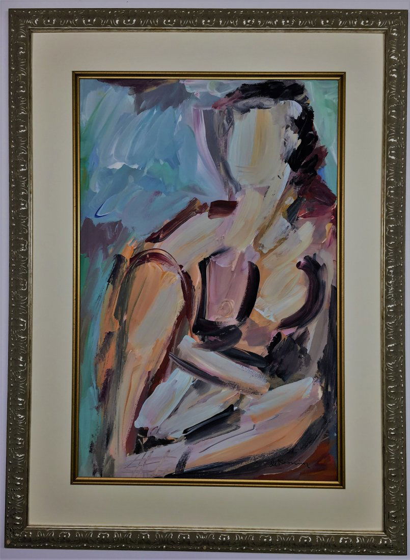 Willem de Kooning  Mixed Media  on heavy paper (1 of 5)